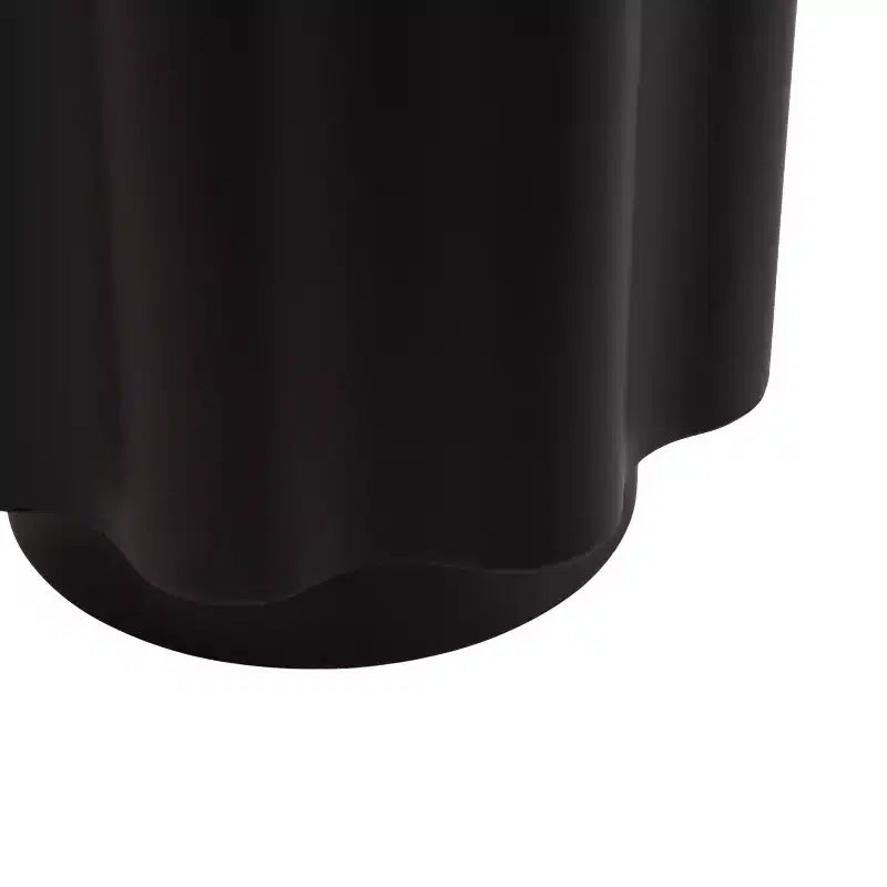 Wavy Drink Table Metal, 9x9x22, Black