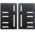 Kings Brand Bed Frame Headboard Bracket Modification Modi-Plate, Set of 2 Plates