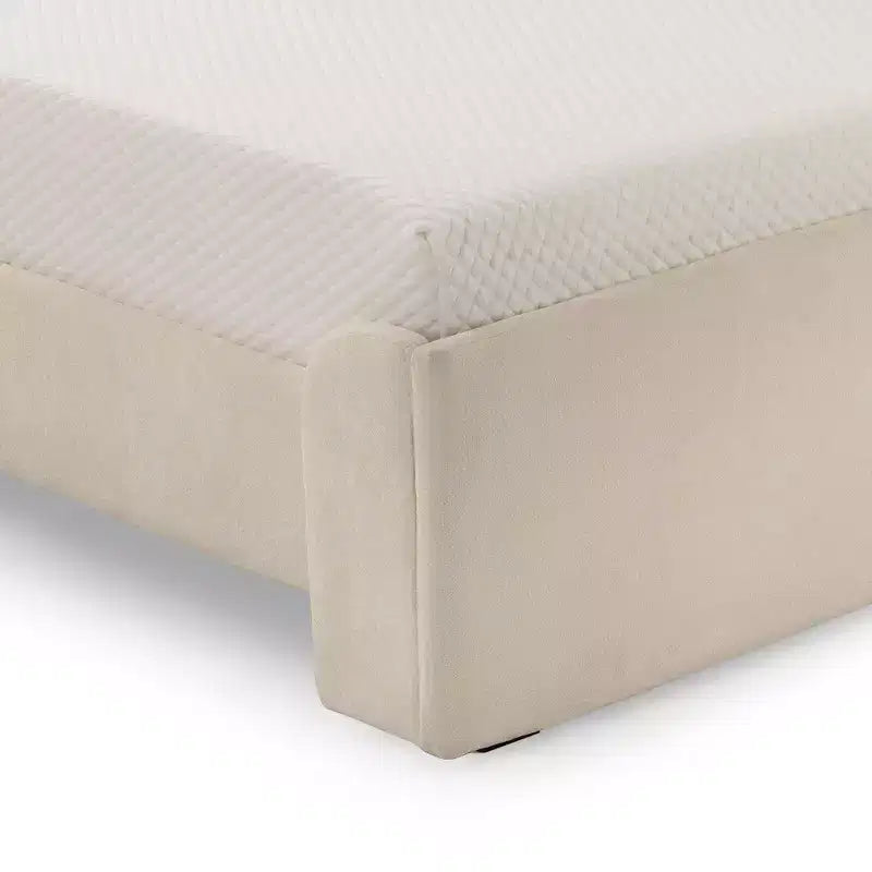 Modernes gepolstertes Bett - Queen-Size