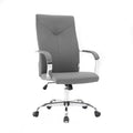 HomeStock 33 in.H Adjustable Height Gray Cushion Seat Material with Casters/Wheels Office Chairs