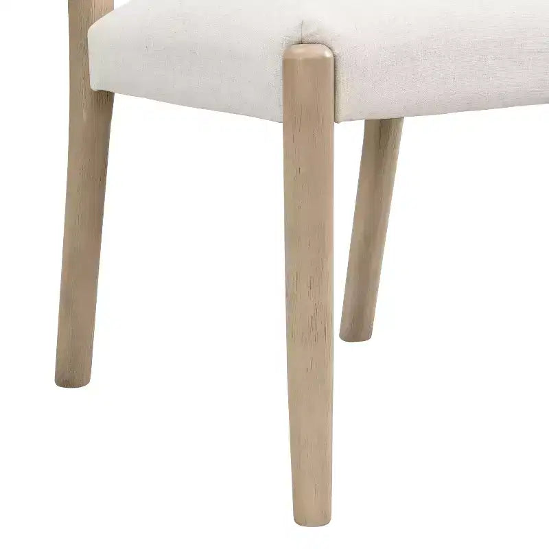 Mid-Century Esszimmerstühle mit Stoffbezug und Rückenlehne, 2er-Set