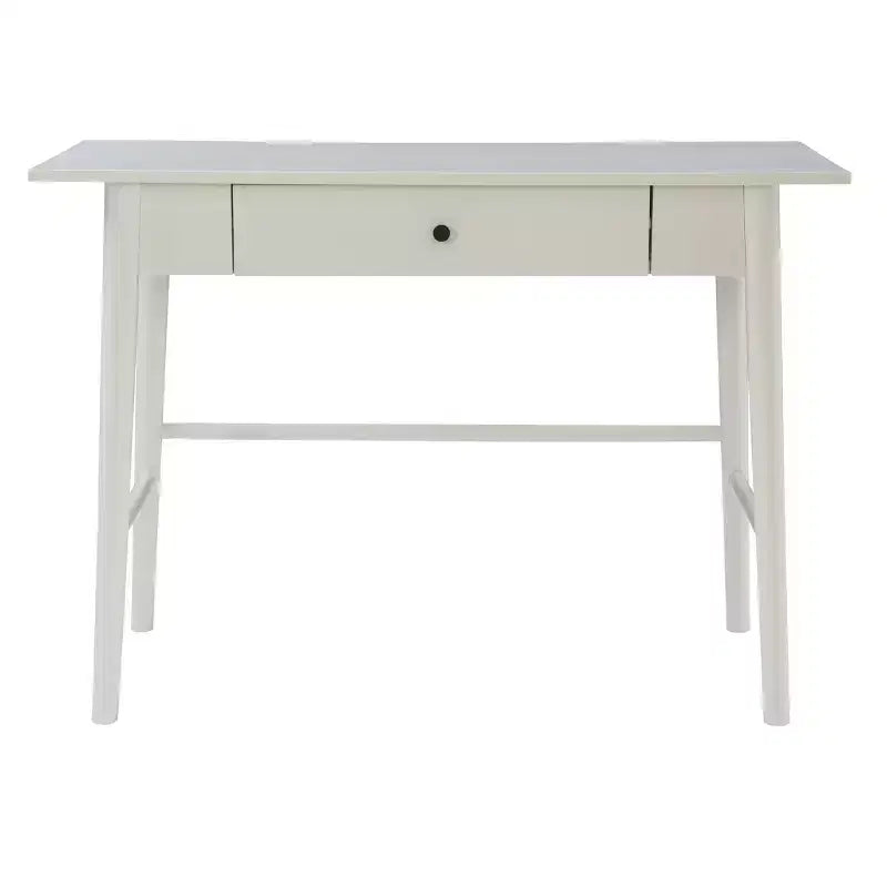 Rubberwood Writing Desk with Drawer, 42 Inch