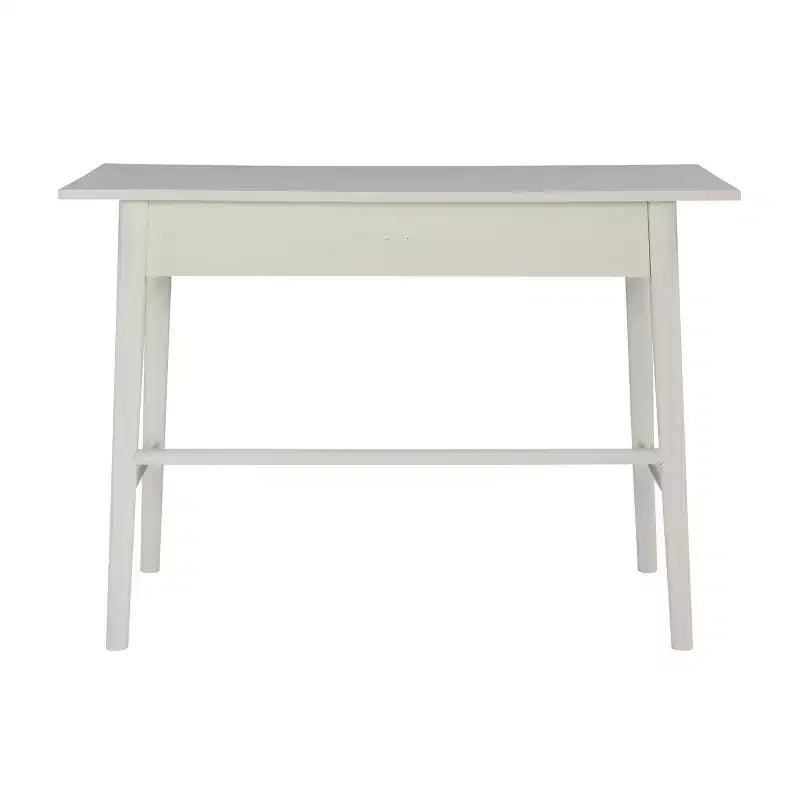 Rubberwood Writing Desk with Drawer, 42 Inch