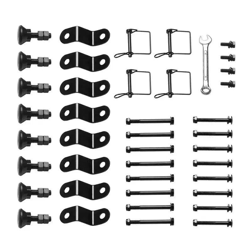 Support de rangement pour kayak autoportant, deux supports de 53" avec bras doubles et sangles réglables